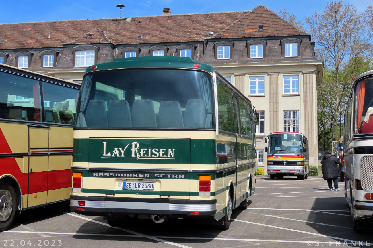 Saarbrücken, Setra S208H Nr. SB-LR 208H; Speyer — 6th European Meeting of Historic Buses (22.04.2023)