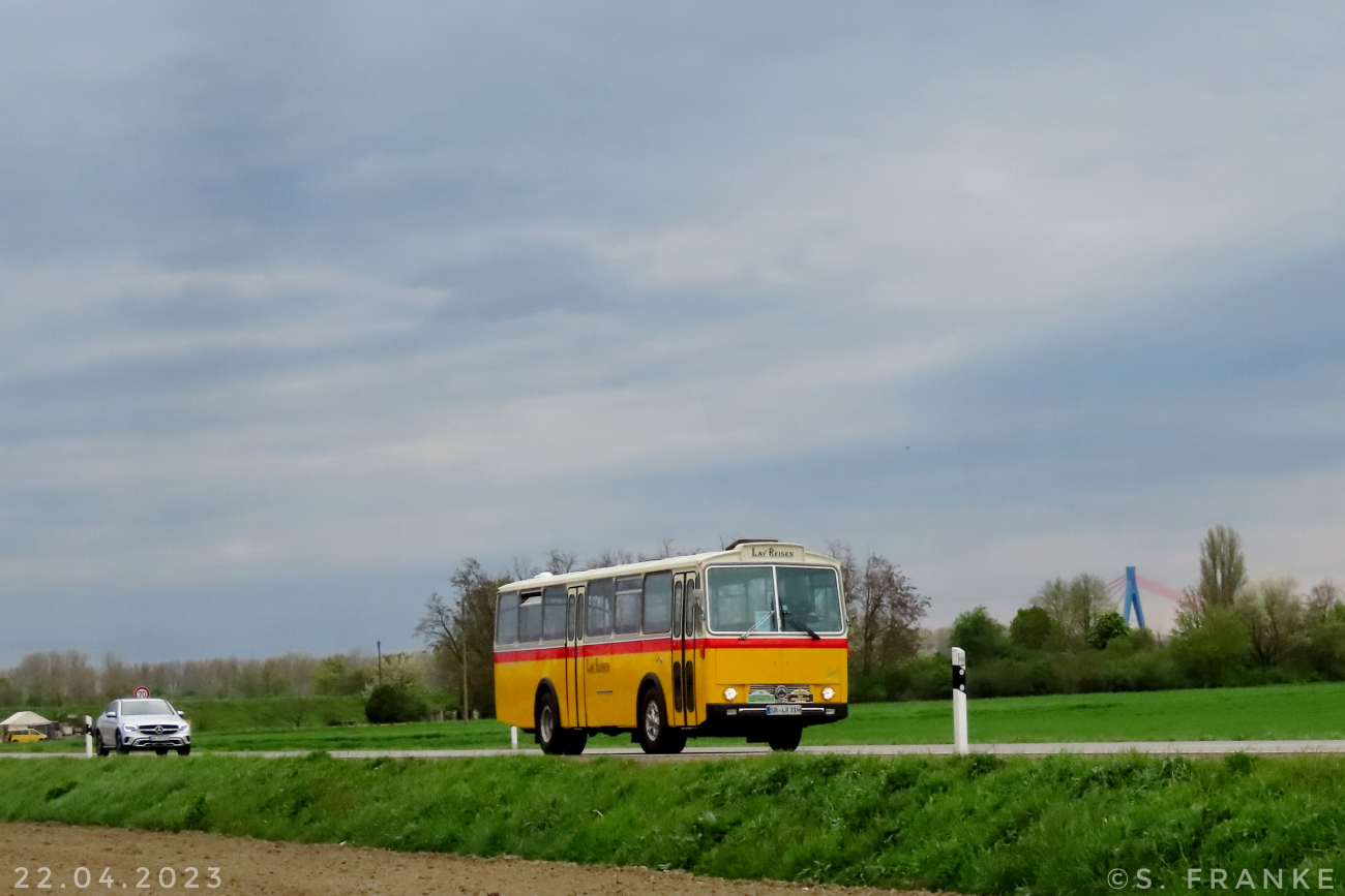 Саарбрюккен, Tüscher № SB-LR 31H; Шпайер — 6. Euopatreffen historischer Omnibusse (22.04.2023)