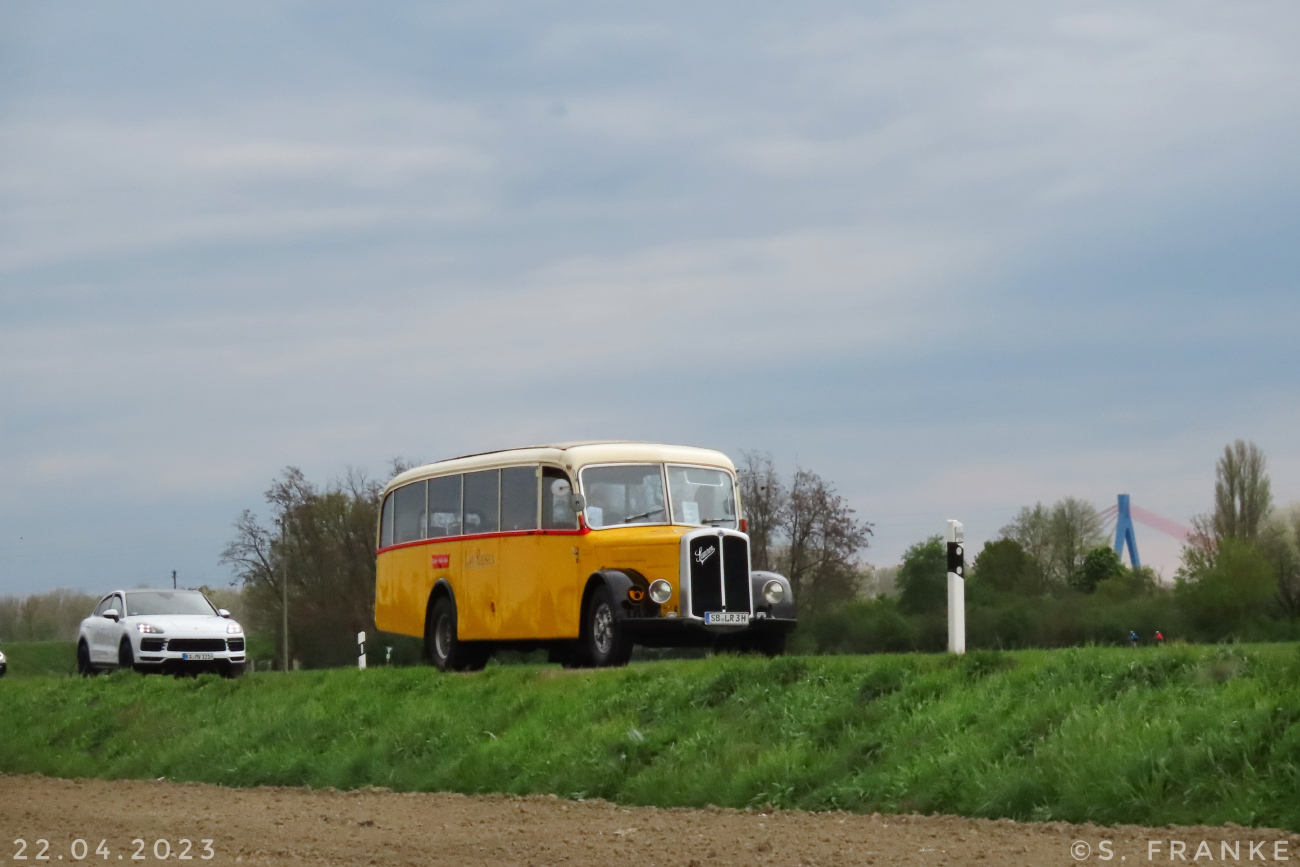 Саарбрюккен, Saurer L4CT 2D № SB-LR 3H; Шпайер — 6. Euopatreffen historischer Omnibusse (22.04.2023)
