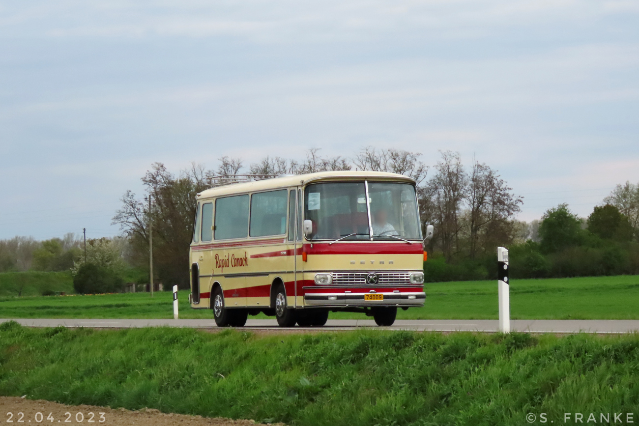 Remich, Setra S80 # 74009; Speyer — 6th European Meeting of Historic Buses (22.04.2023)