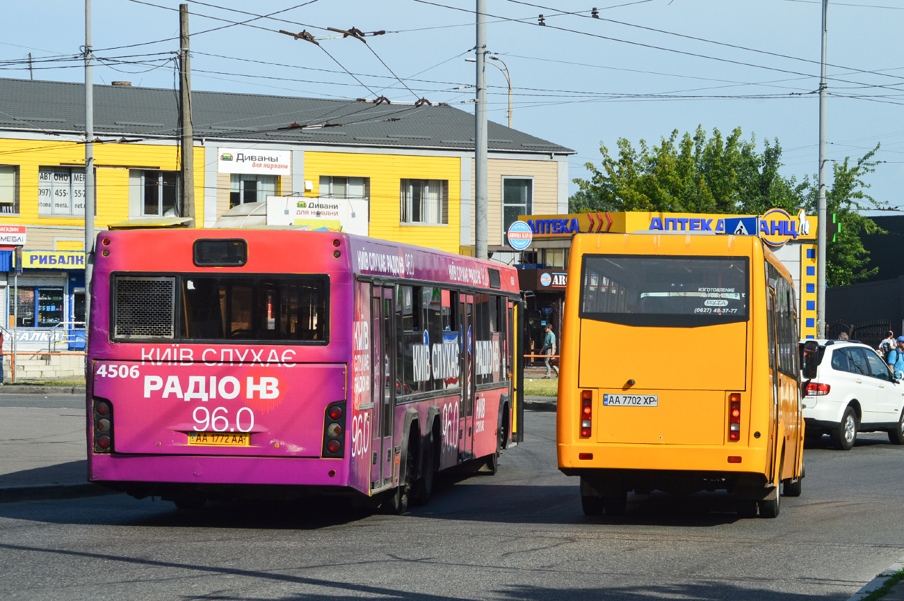 Kyiv, MAZ-107.467 # 4506; Vyshneve, Ruta 22 # АА 7702 ХР