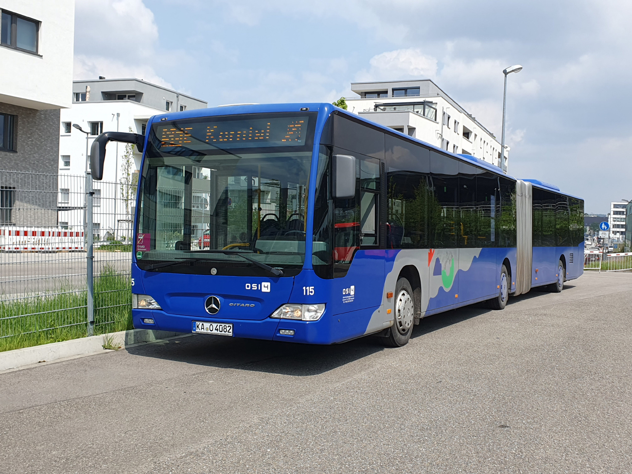 Карлсруэ, Mercedes-Benz O530 Citaro Facelift G № 082