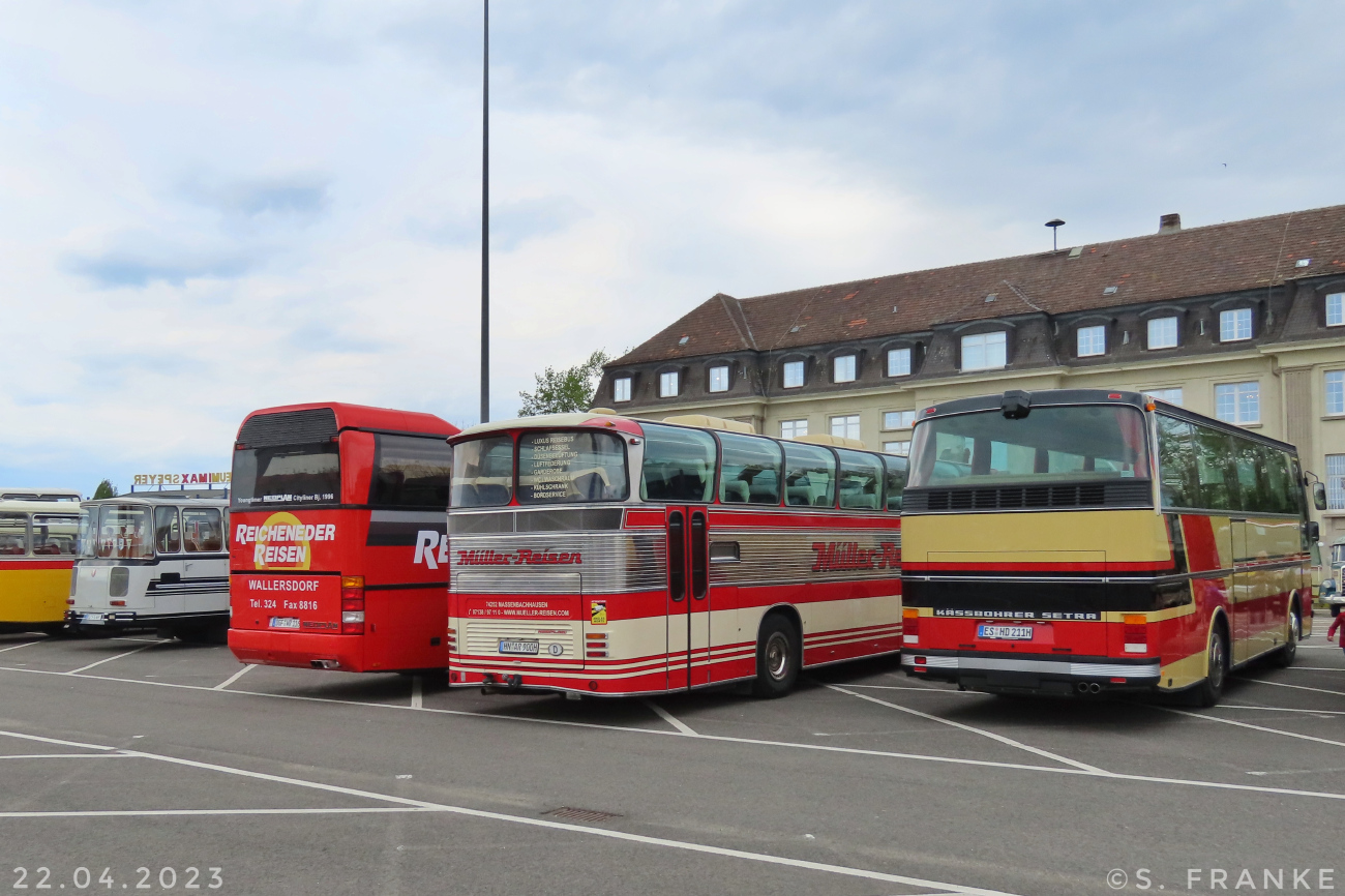Esslingen am Neckar, Setra S211HD # ES-HD 211H; Heilbronn, Neoplan N116 Cityliner # 42