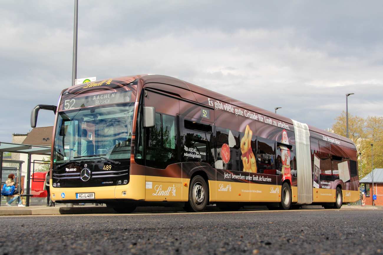 Aachen, Mercedes-Benz eCitaro G # 489