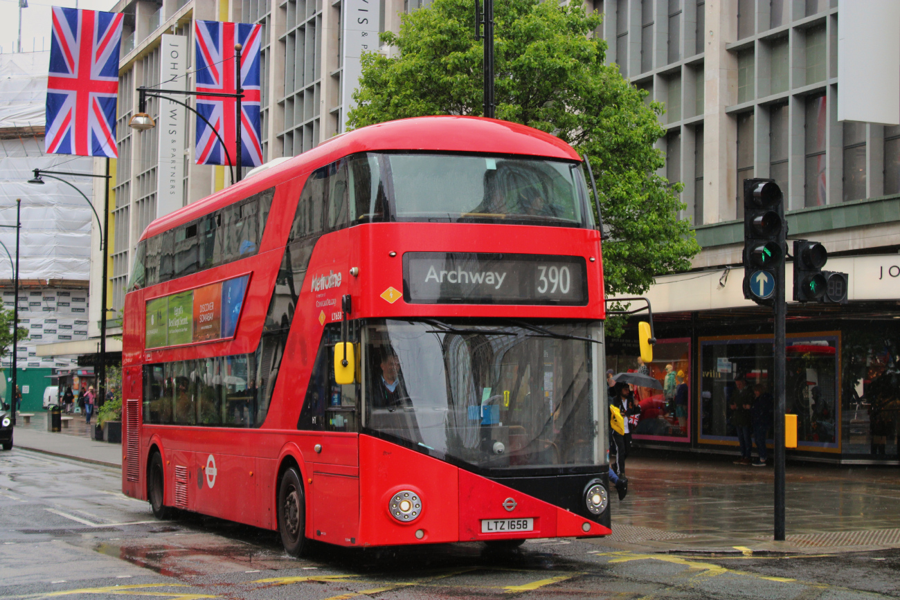 London, Wright New Bus for London # LT658