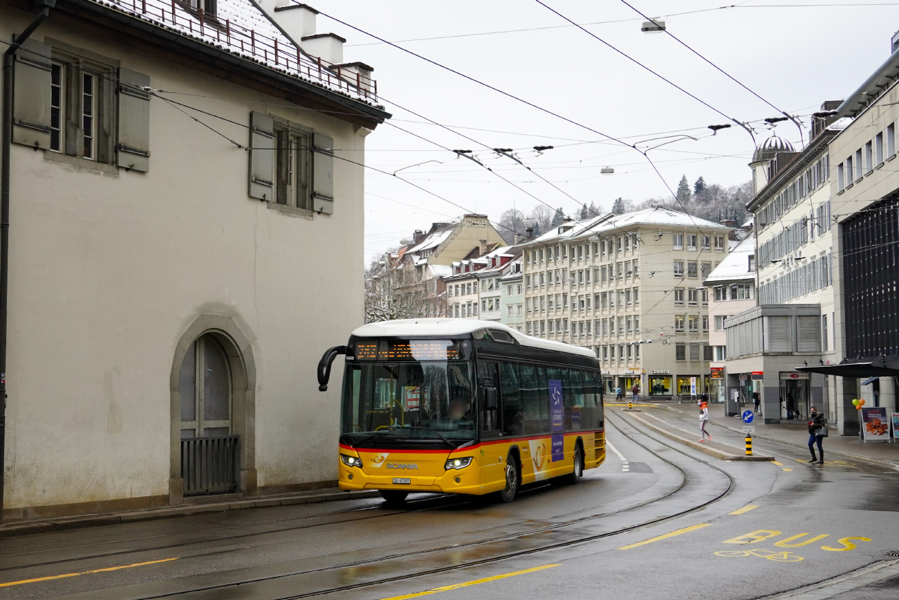 St. Gallen, Scania Citywide LE 12M Hybrid Nr. 10669