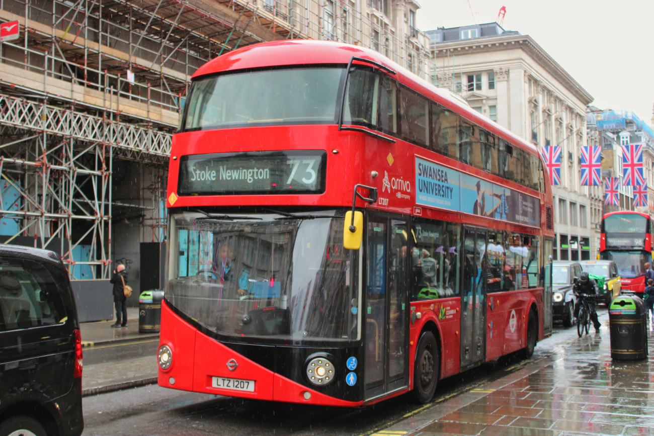 London, Wright New Bus for London # LT207