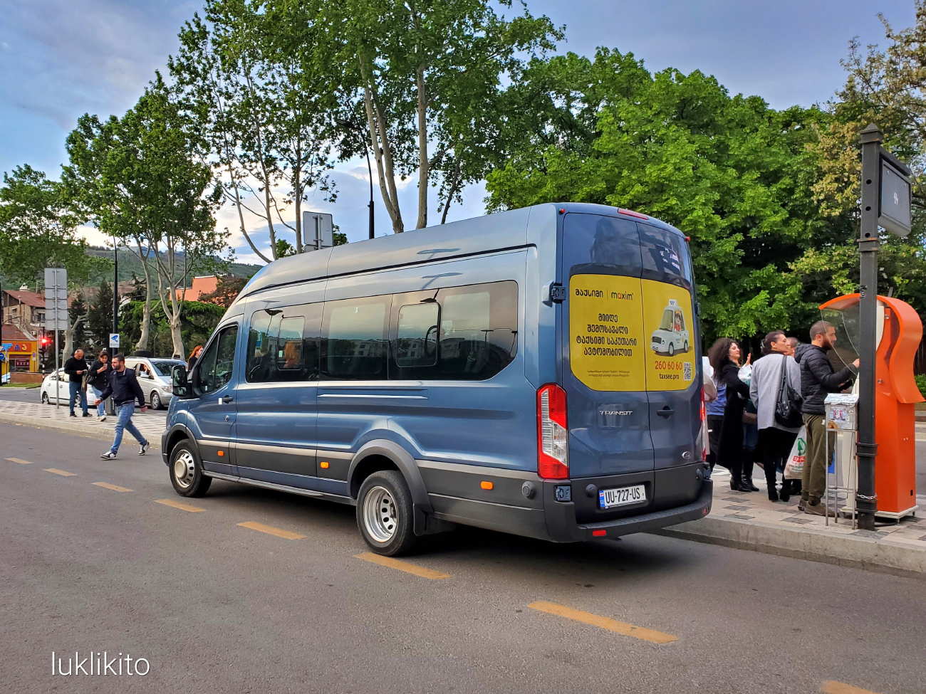 Tbilisi, Ford Transit 155T460 # UU-727-US