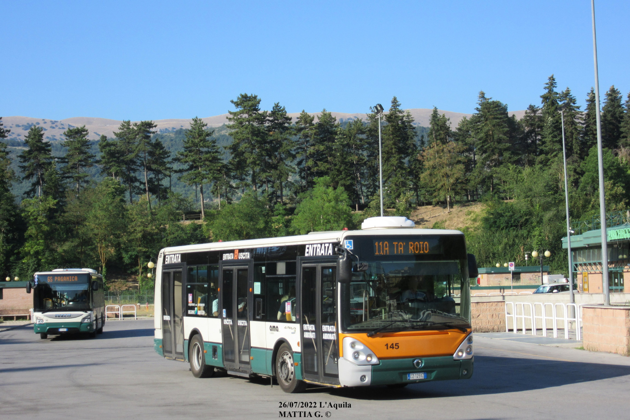 L'Aquila, Irisbus Citelis 10.5M # 145