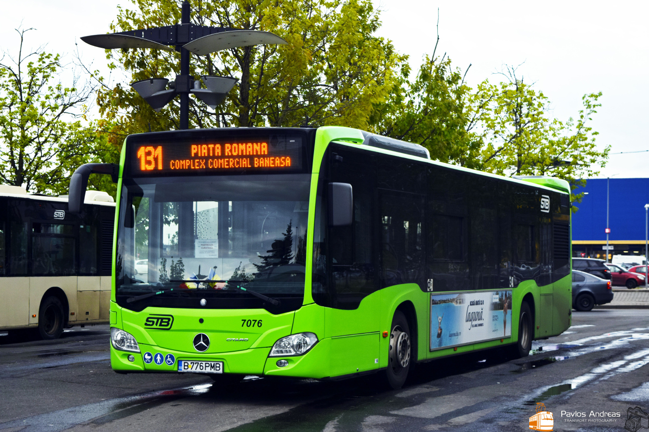 Bucharest, Mercedes-Benz Citaro C2 Hybrid # 7076