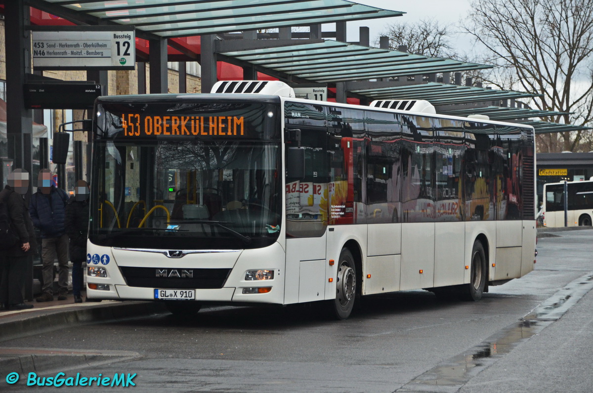 Bergisch Gladbach, MAN A37 Lion's City NL293 № GL-X 910