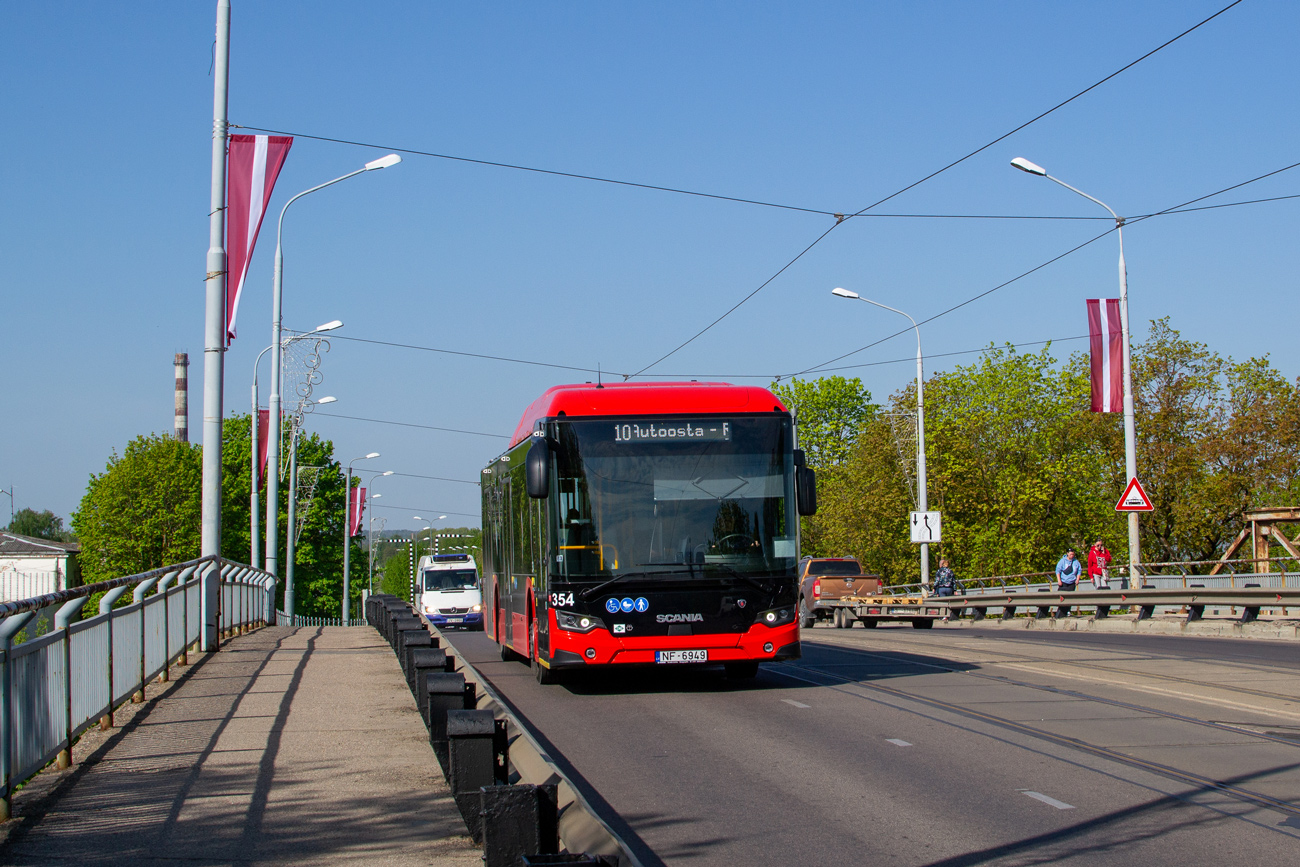 Daugavpils, Scania Citywide LF II 12M CNG č. 354