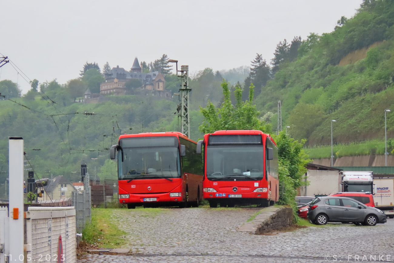 Mainz, Irisbus Crossway LE 12M # MZ-DB 4082; Mainz, Mercedes-Benz O530 Citaro Facelift LE # MZ-DB 6006