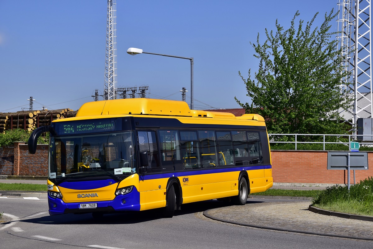 Břeclav, Scania Citywide LF CNG №: 1BM 7608