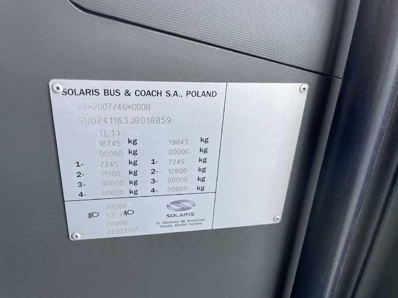 Vilnius, Solaris Urbino IV 12 # 4106
