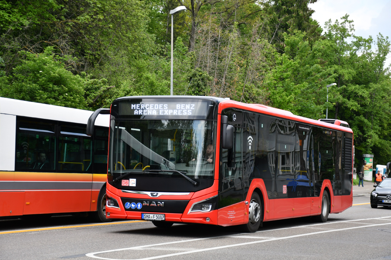 Швебиш-Халль, MAN 12C Lion's City NL330 EfficientHybrid № 5007; Штутгарт — EV Digitaler Knoten Stuttgart — 2023