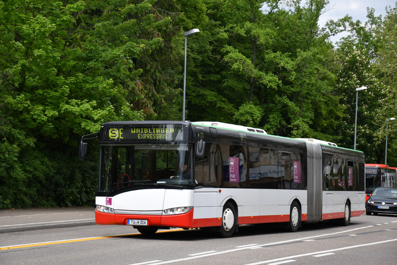 Tübingen, Solaris Urbino III 18 č. TÜ-W 314; Stuttgart — EV Digitaler Knoten Stuttgart — 2023