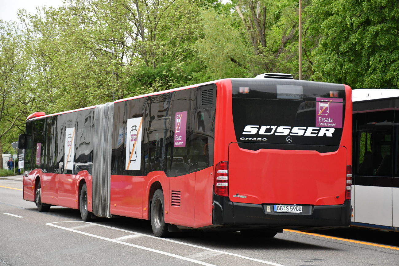 Böblingen, Mercedes-Benz Citaro C2 G # BB-S 5900; Stuttgart — EV Digitaler Knoten Stuttgart — 2023