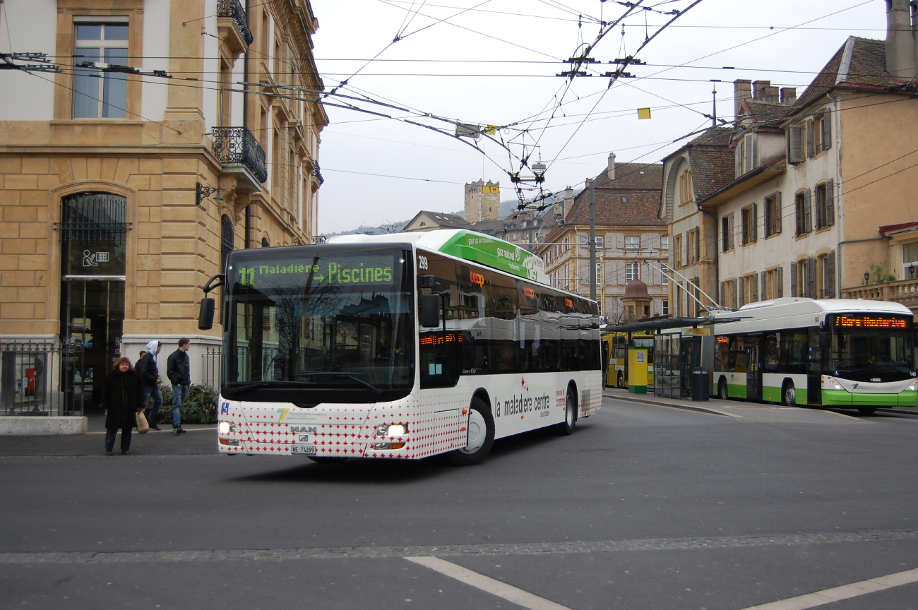Neuchâtel, MAN A21 Lion's City NL313 CNG # 299