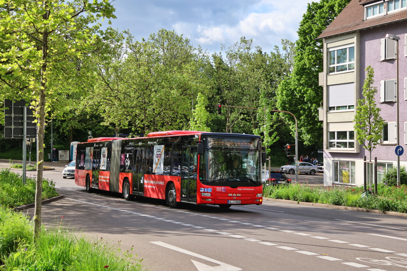 Ulm, MAN A23 Lion's City G NG363 # UL-A 9001; Stuttgart — EV Digitaler Knoten Stuttgart — 2023