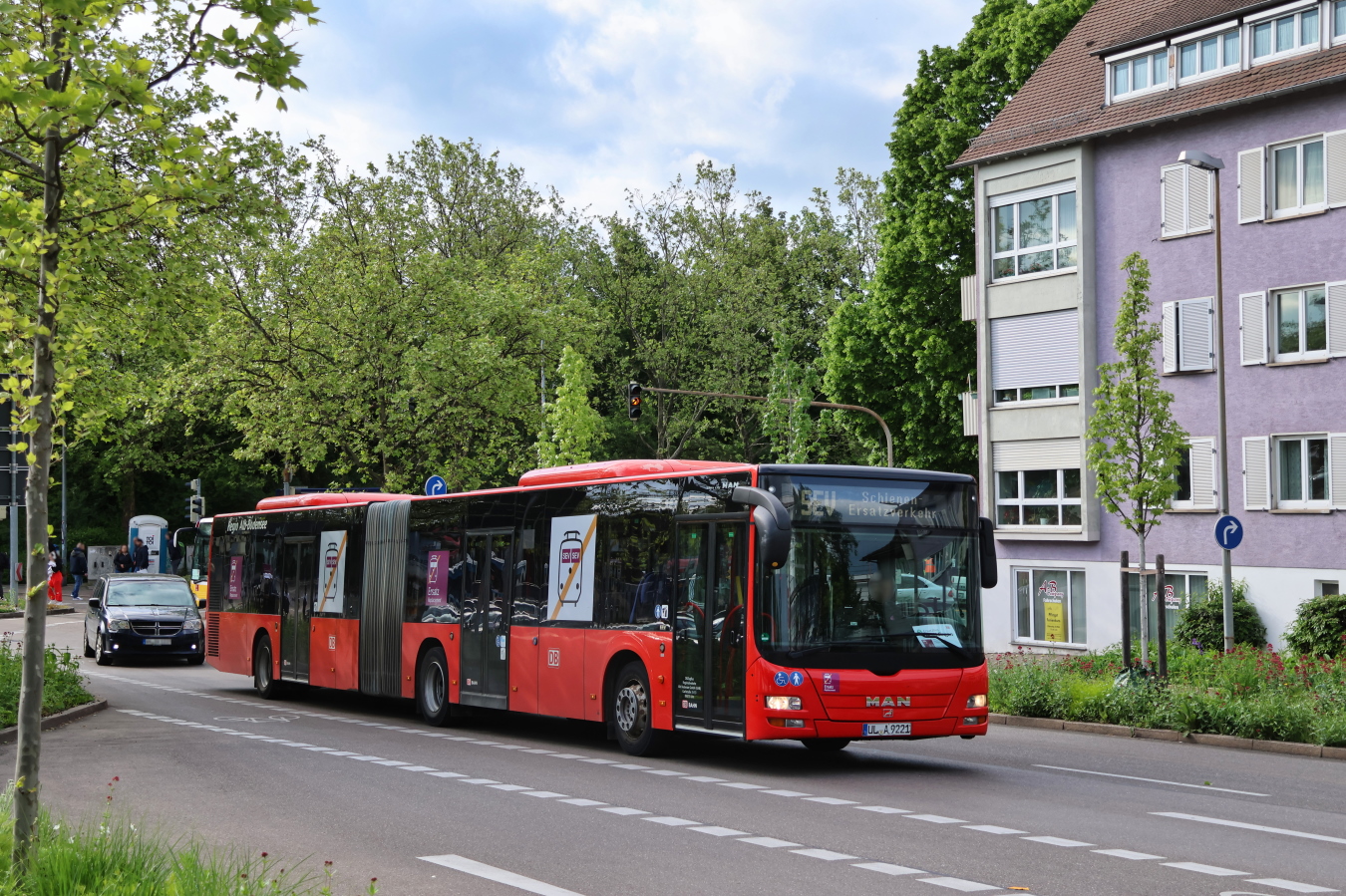 Ulm, MAN A23 Lion's City G NG363 No. UL-A 9221; Stuttgart — EV Digitaler Knoten Stuttgart — 2023