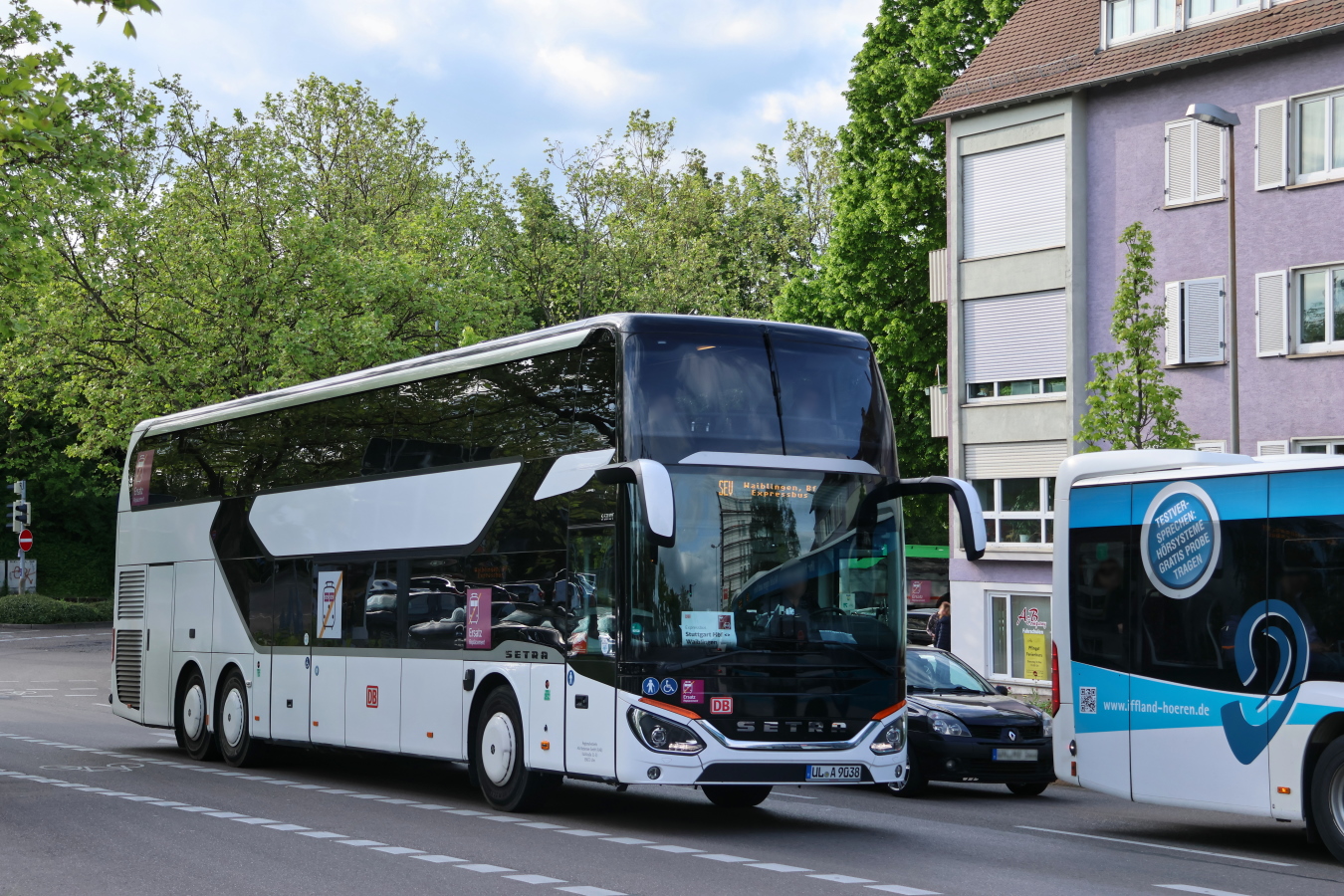 Ульм, Setra S531DT № UL-A 9038; Штутгарт — EV Digitaler Knoten Stuttgart — 2023