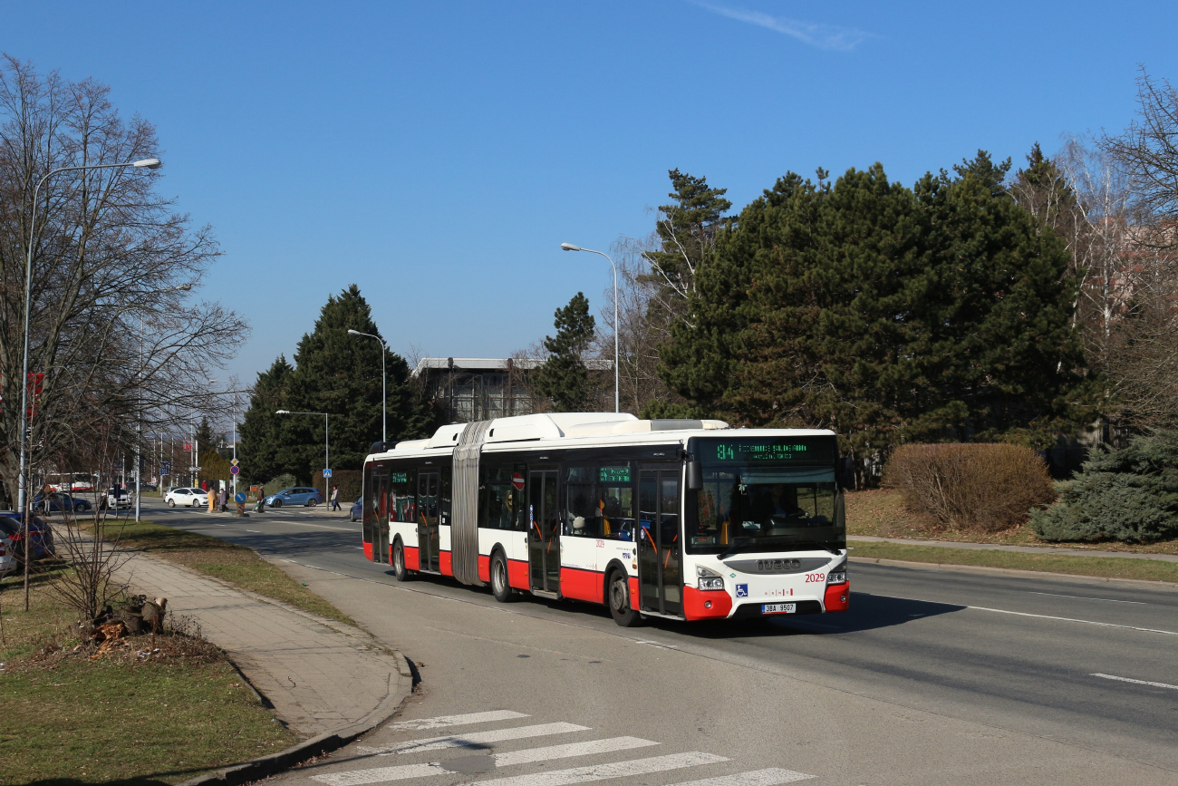 Brno, IVECO Urbanway 18M CNG č. 2029