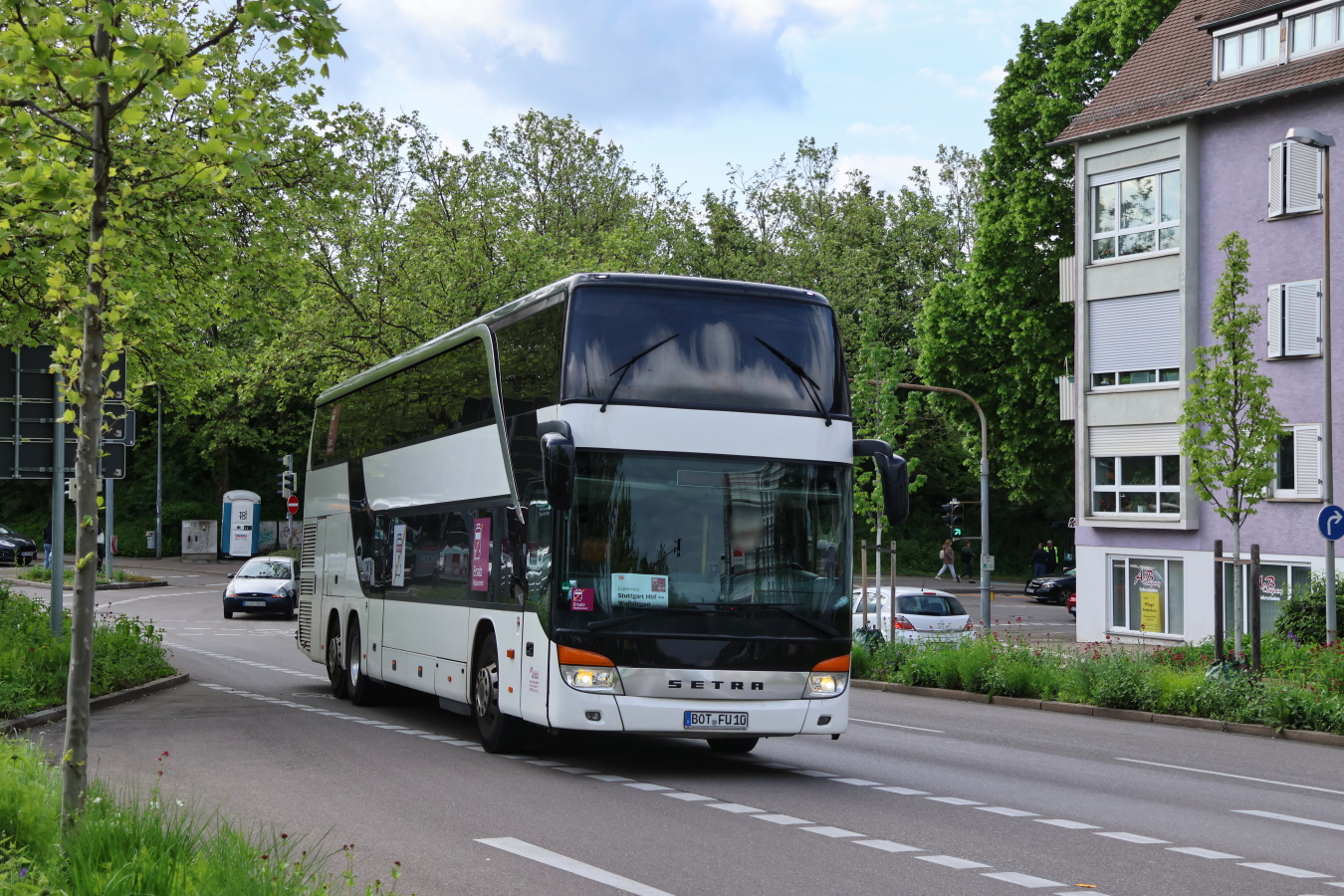 Recklinghausen, Setra S431DT nr. BOT-FU 10; Stuttgart — EV Digitaler Knoten Stuttgart — 2023