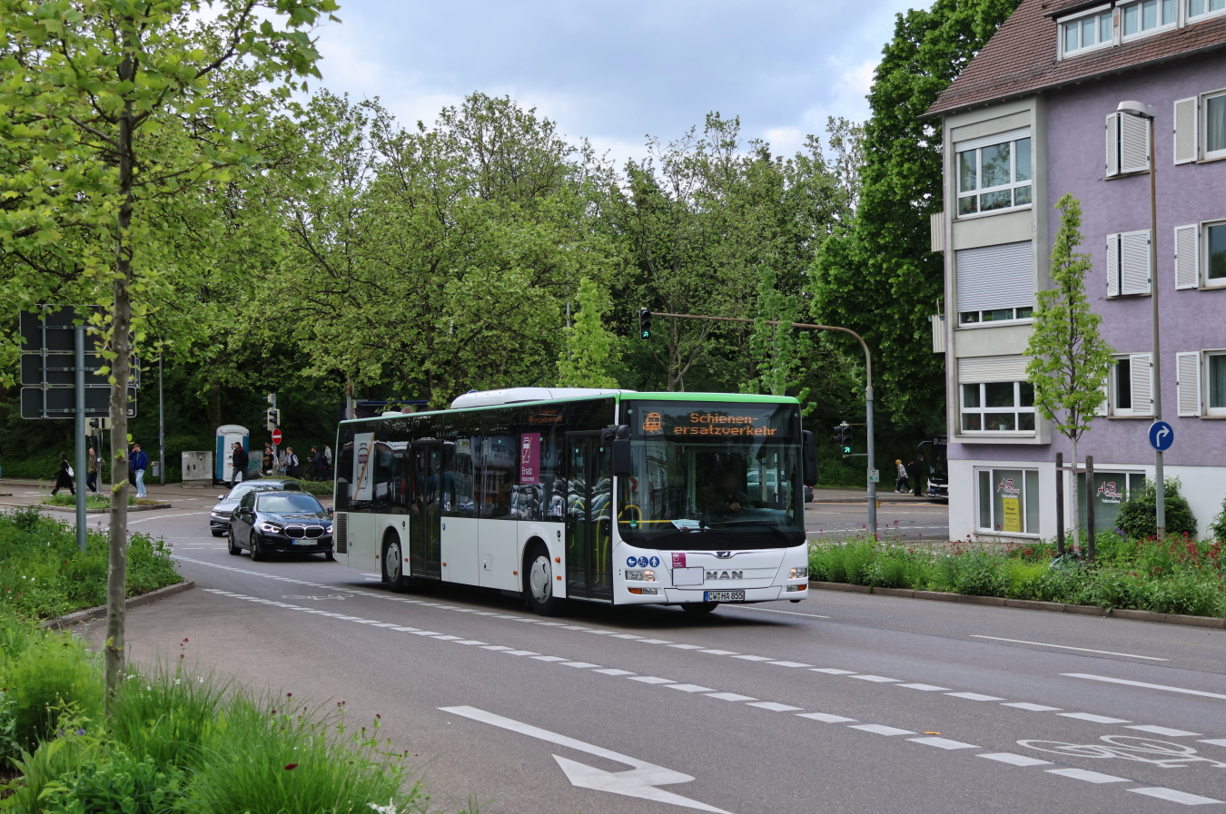 Calw, MAN A21 Lion's City NL363 nr. CW-HA 855; Stuttgart — EV Digitaler Knoten Stuttgart — 2023