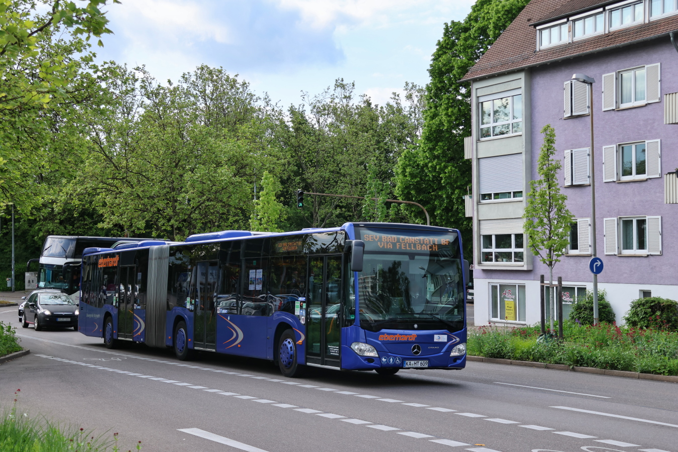 Pforzheim, Mercedes-Benz Citaro C2 G № KA-HT 609; Stuttgart — EV Digitaler Knoten Stuttgart — 2023