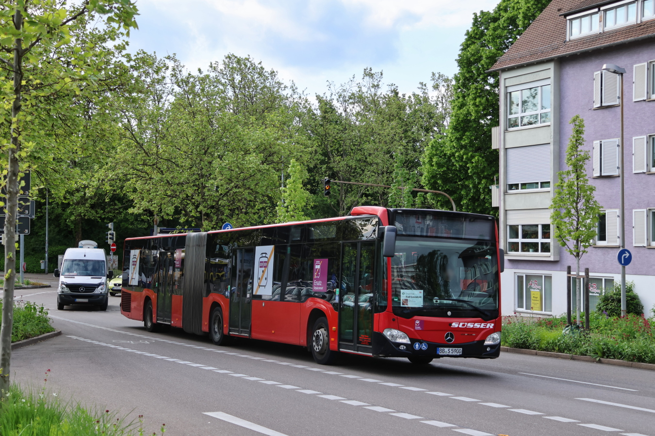 Böblingen, Mercedes-Benz Citaro C2 G # BB-S 5900; Stuttgart — EV Digitaler Knoten Stuttgart — 2023