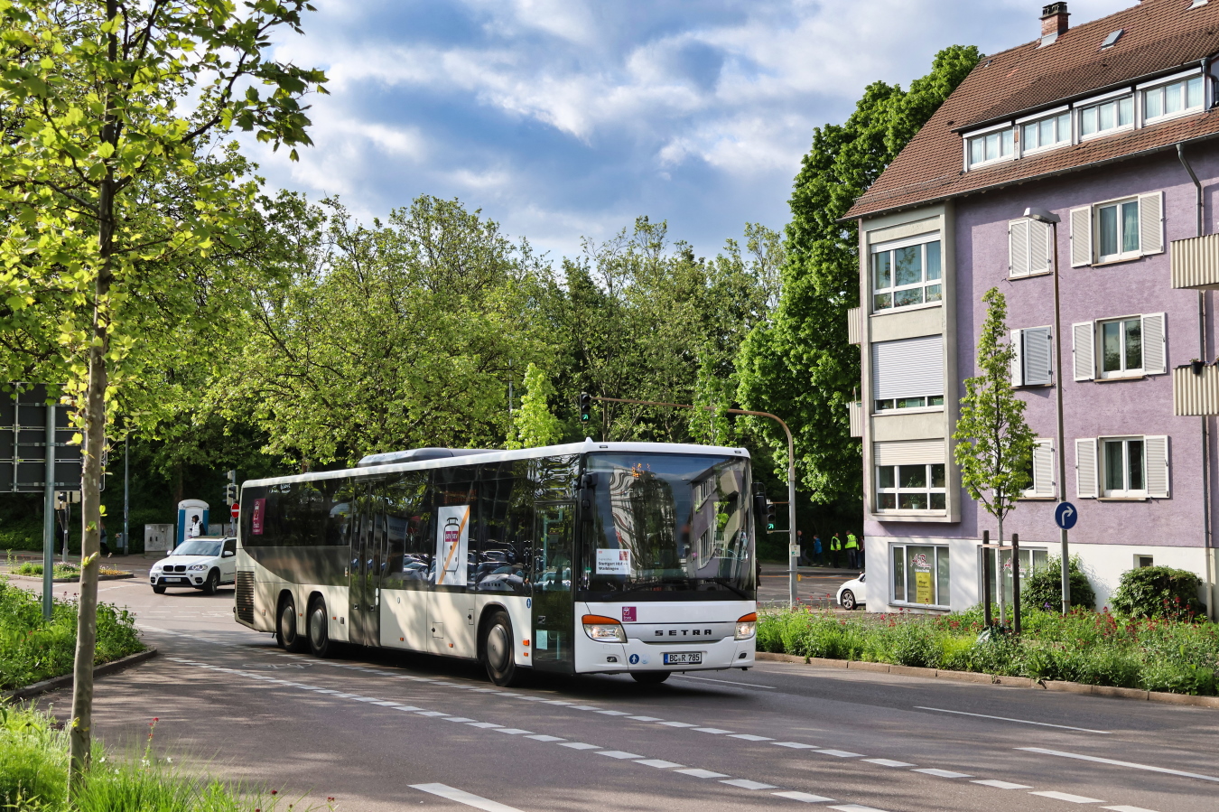 Biberach an der Riß, Setra S418LE business # BC-R 785; Stuttgart — EV Digitaler Knoten Stuttgart — 2023
