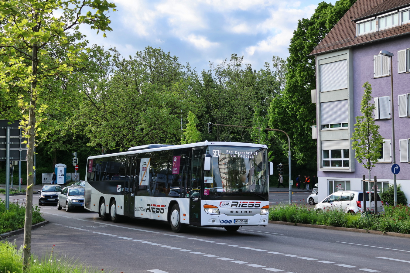 Донаувёрт, Setra S418LE business № NÖ-SR 428; Штутгарт — EV Digitaler Knoten Stuttgart — 2023