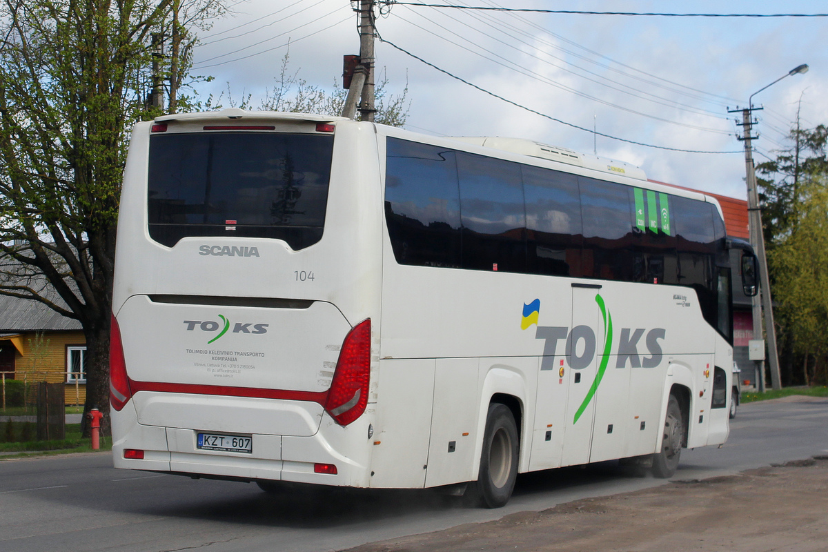 Vilnius, Scania Touring HD (Higer A80T) # 104