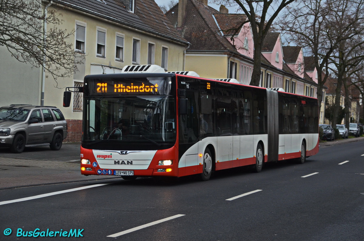 Leverkusen, MAN A23 Lion's City G NG323 № 175