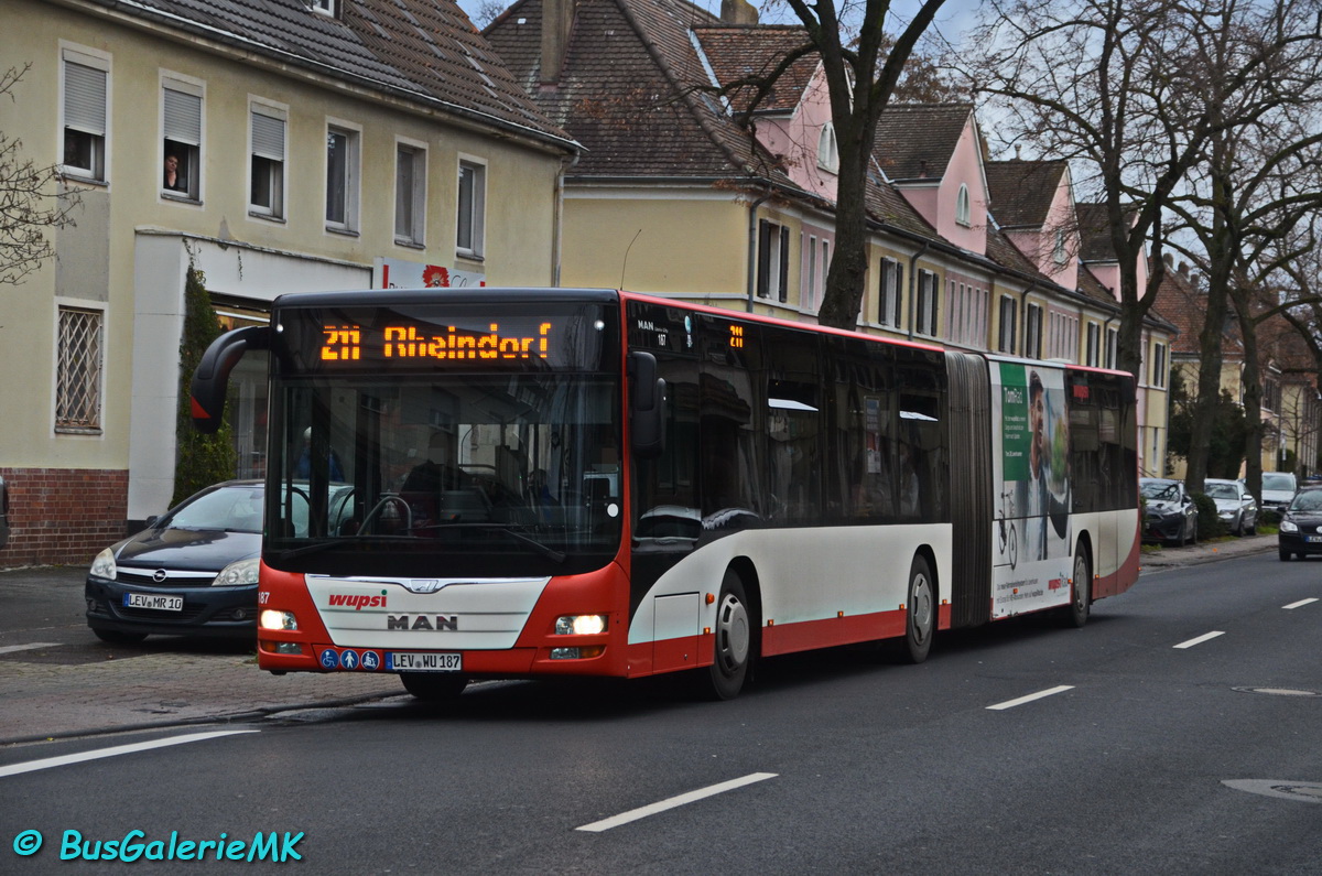 Leverkusen, MAN A23 Lion's City G NG323 # 187