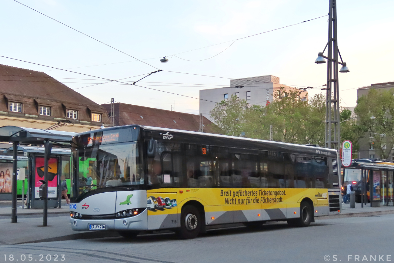 Karlsruhe, Solaris Urbino III 10,9 LE (Karlsruhe) # 716