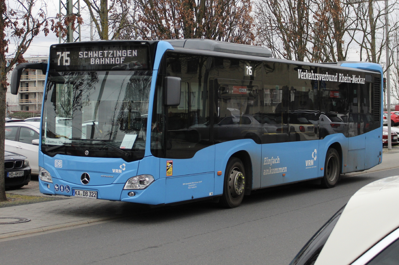 Ludwigshafen am Rhein, Mercedes-Benz Citaro C2 K # KA-DB 322