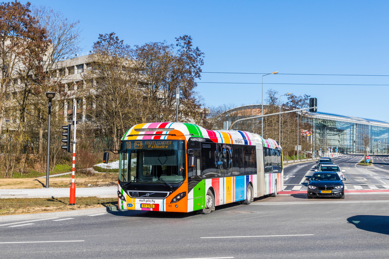 Luxembourg-ville, Volvo 7900A Hybrid # 86