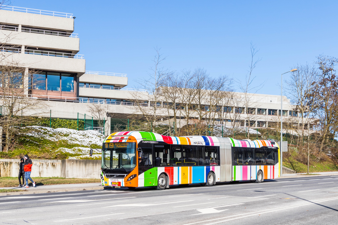 Luxembourg-ville, Volvo 7900A Hybrid # 88