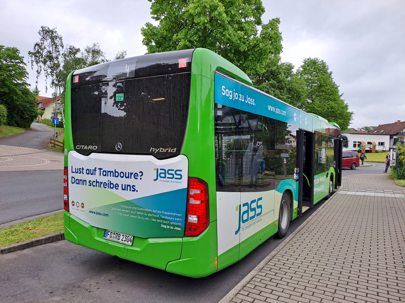 Fulda, Mercedes-Benz Citaro C2 Hybrid # FD-RB 2304