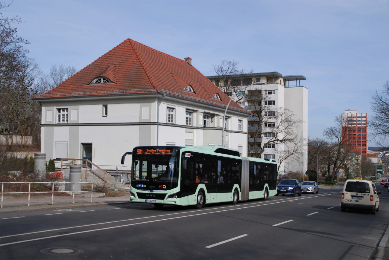 Frankfurt (Oder), MAN 18G Lion's City NG360 EfficientHybrid # 552