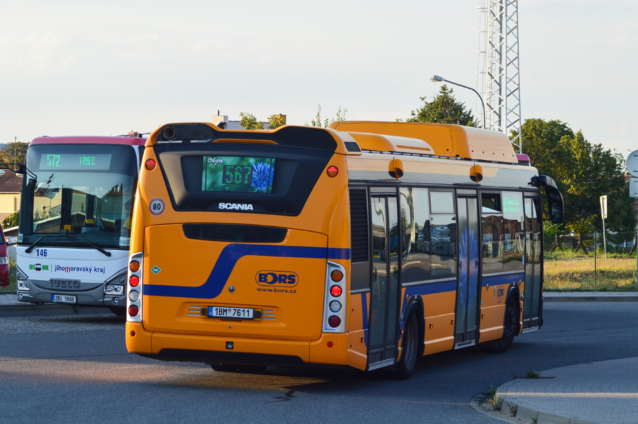 Břeclav, Scania Citywide LF CNG No. 1BM 7611