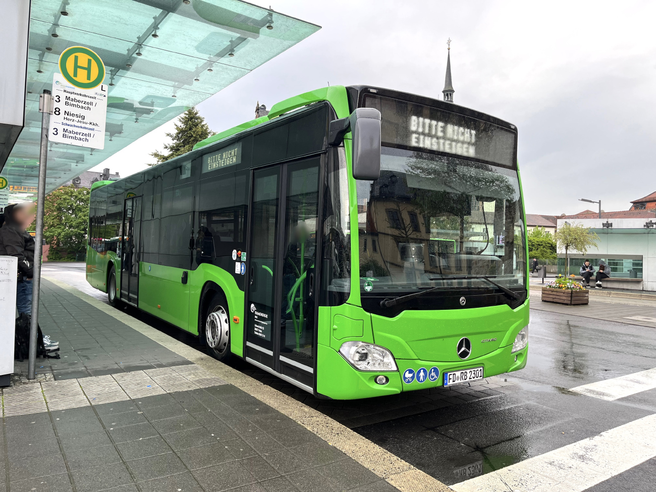 Fulda, Mercedes-Benz Citaro C2 Hybrid # FD-RB 2301