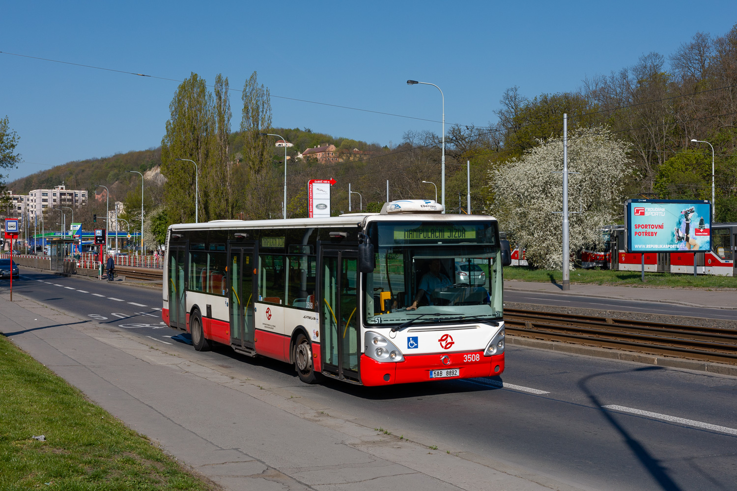 Прага, Irisbus Citelis 12M № 3508