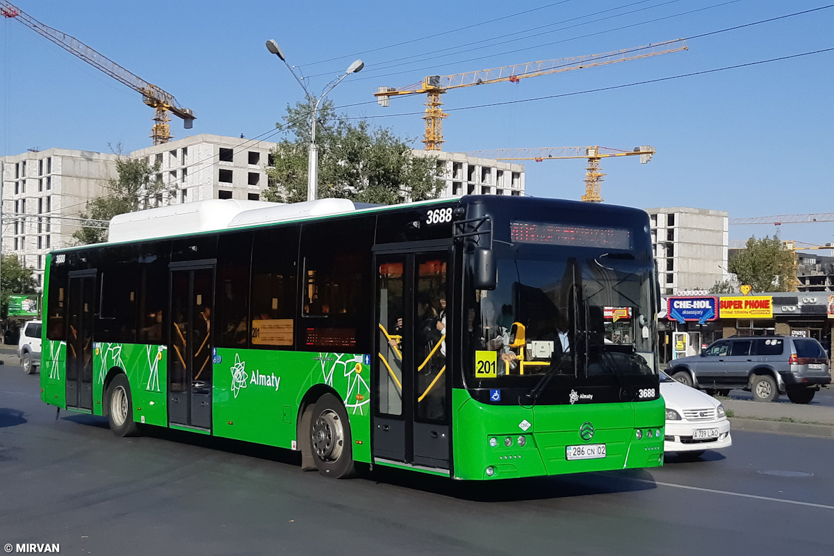 Almaty, Golden Dragon XML6125CN # 3688