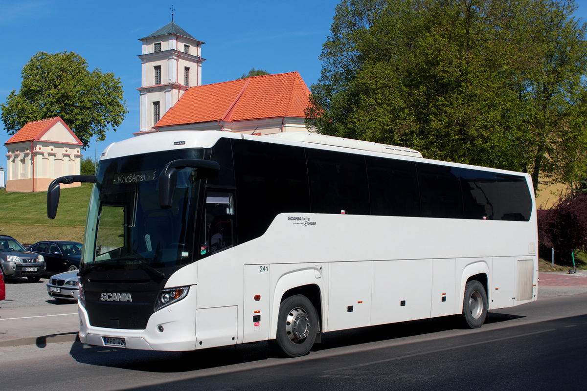 Naujoji Akmenė, Scania Touring HD (Higer A80T) # 241