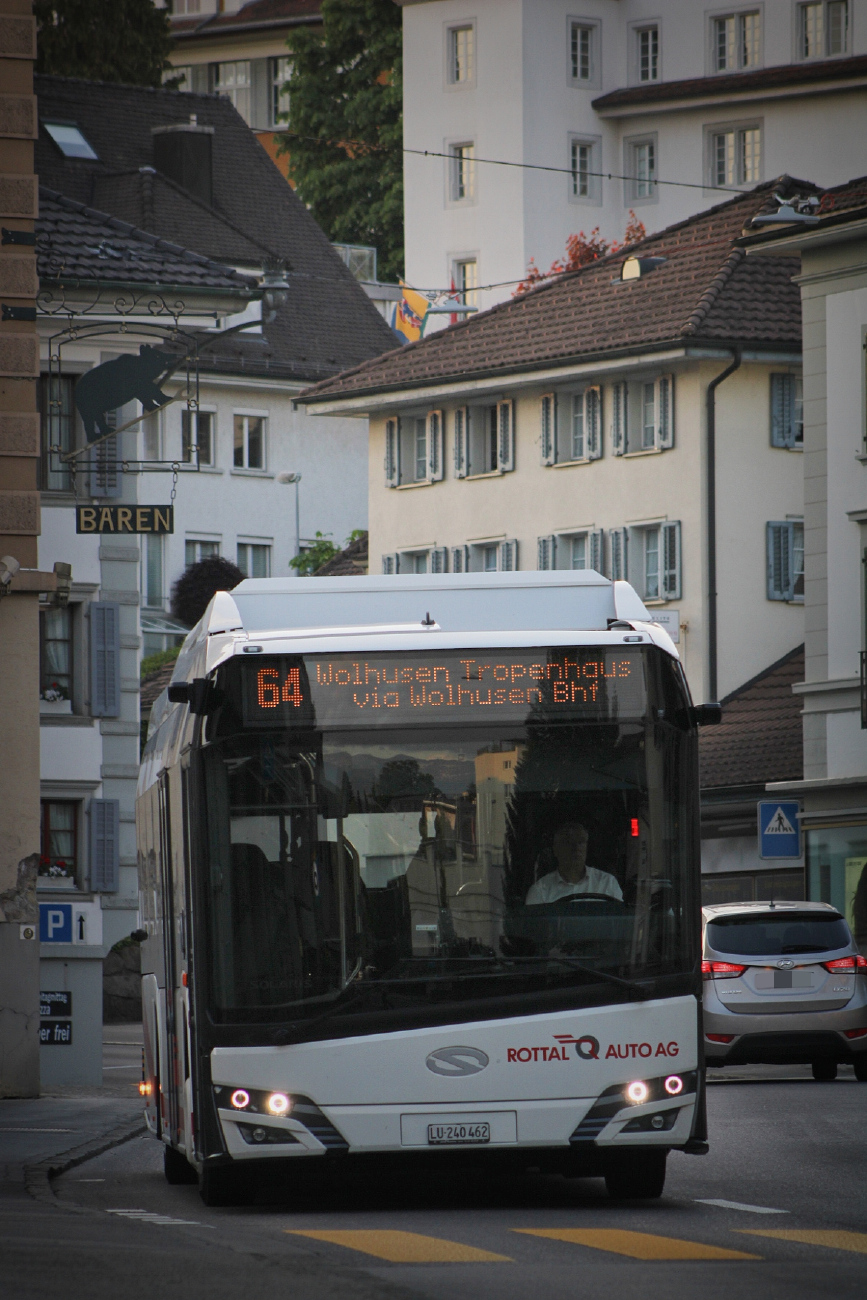 Lucerne, Solaris Urbino IV 12 electric № 57