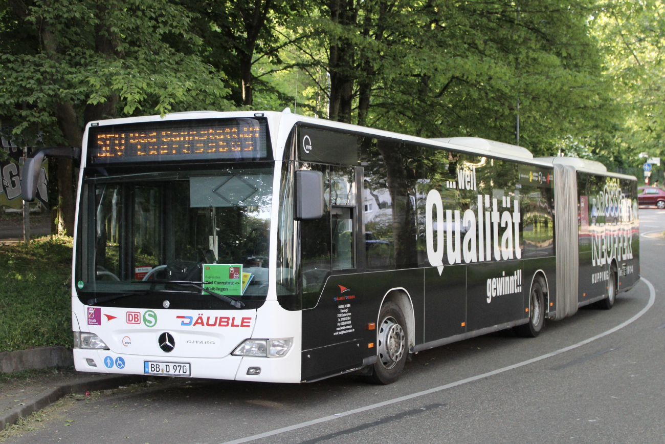 Böblingen, Mercedes-Benz O530 Citaro Facelift G # BB-D 970; Stuttgart — EV Digitaler Knoten Stuttgart — 2023