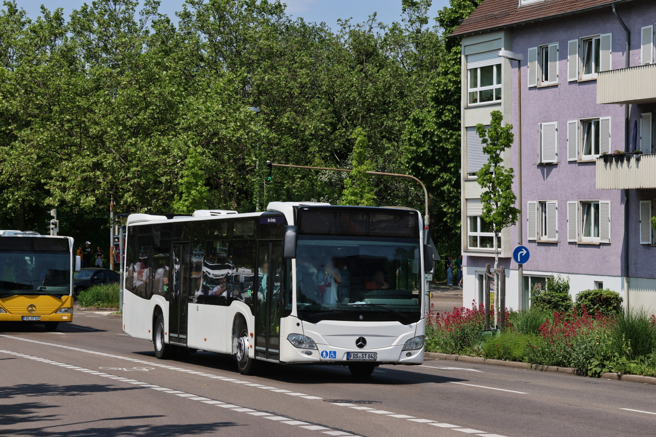 Freudenstadt, Mercedes-Benz Citaro C2 č. FDS-ST 842; Stuttgart — EV Digitaler Knoten Stuttgart — 2023